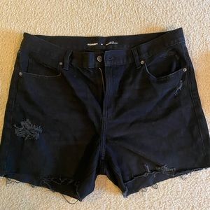 Old Navy High Rise Slouchy Straight Shorts